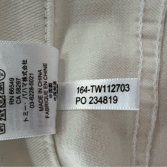 NWT Tommy Bahama Denim Ana Twill Ankle Length Cropped Pant Jeans, White, 10 - Picture 10 of 12